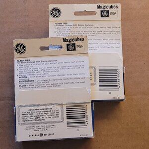 Magicube | Cameras, Photo & Video | Vintage Ge Magicubes 5 Cubes 2 ...